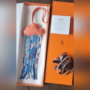 NWT Hermes Petit H Cloud Charm RARE!!!
